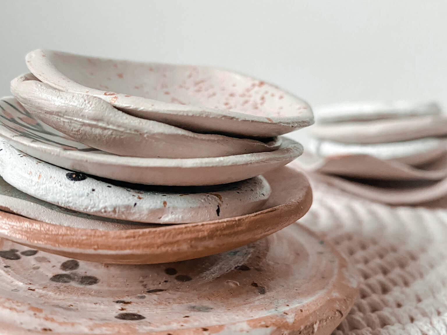 Air dry clay bowls