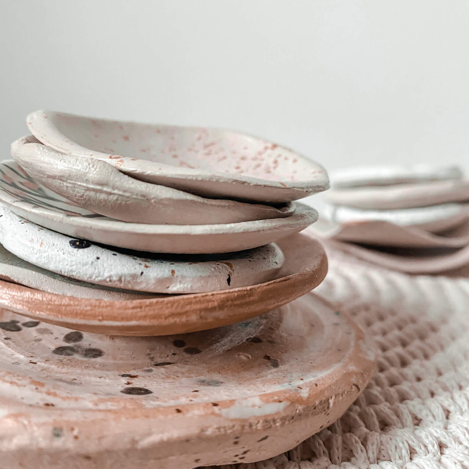 Air dry clay bowls