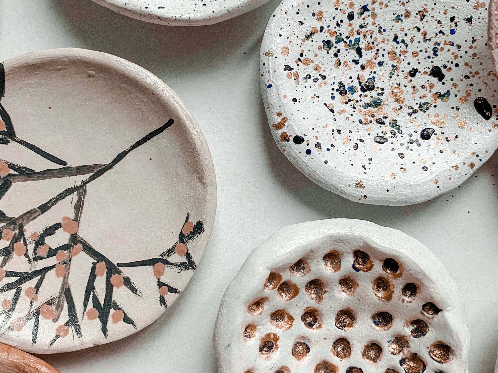 Air dry clay bowls