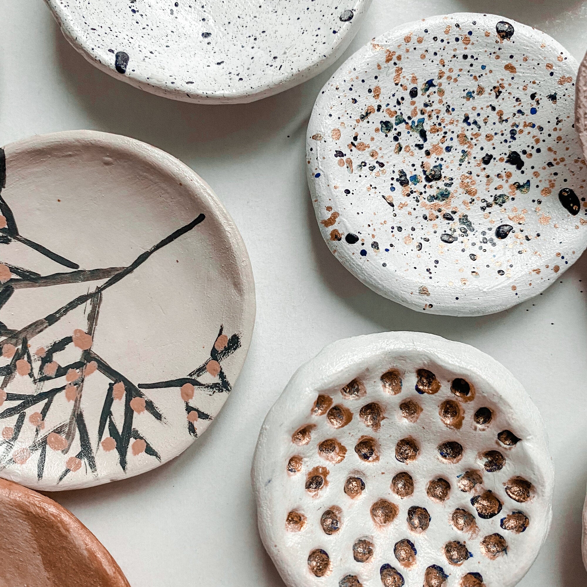 Air dry clay bowls