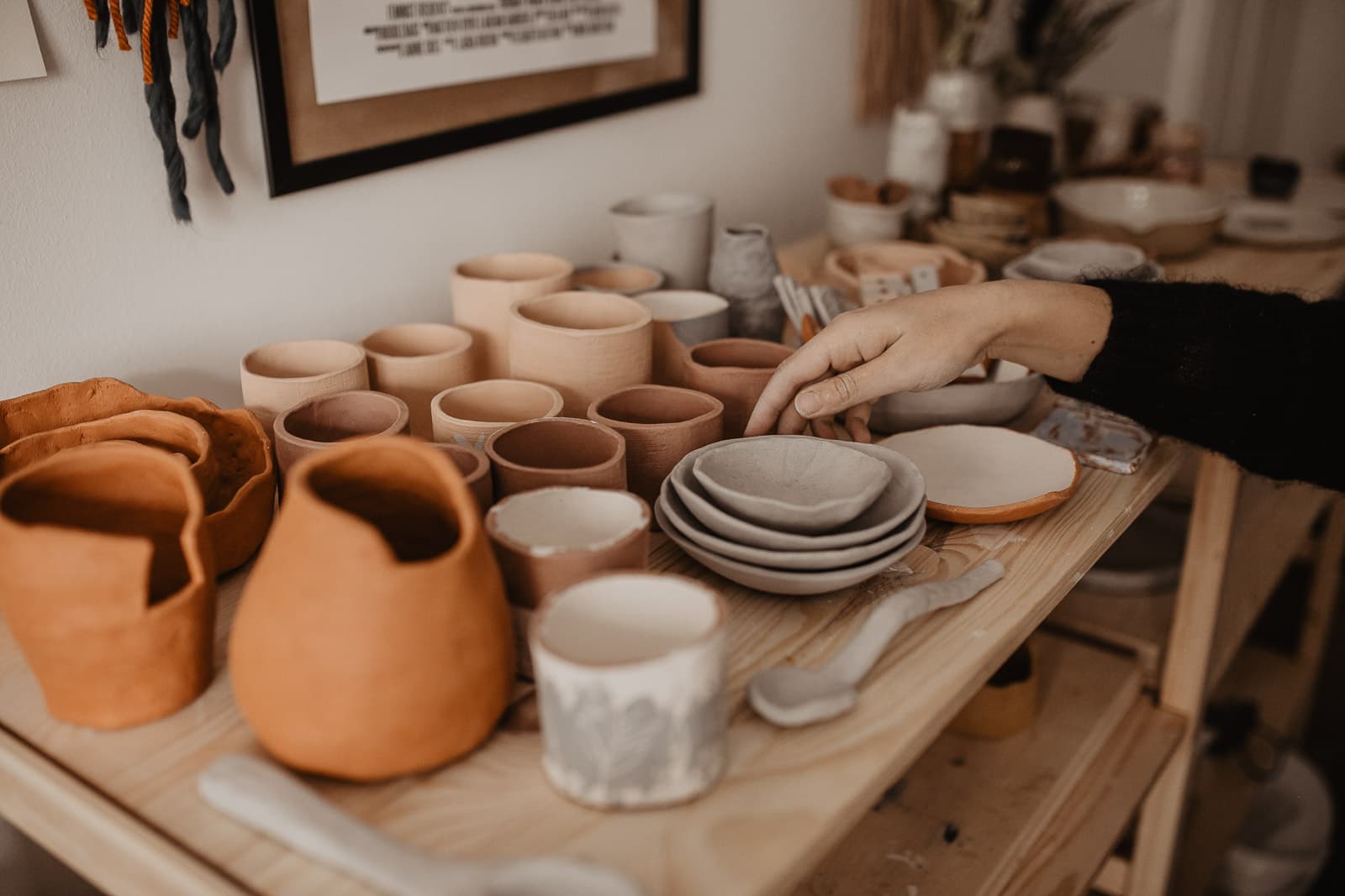 Ceramic bowls and plates