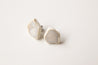 Porcelain stud earrings (opal glaze)