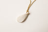 Dainty porcelain pendant necklace