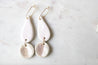 Porcelain statement pendant earrings Nr.6