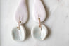 Porcelain statement pendant earrings Nr.7