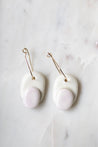 Porcelain statement pendant earrings Nr.5