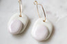 Porcelain statement pendant earrings Nr.5